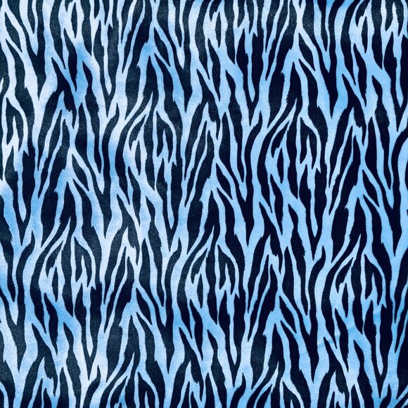 Black Mink Faux Fur throw with blue and black Snake patterned lining - Picture 5 of 7